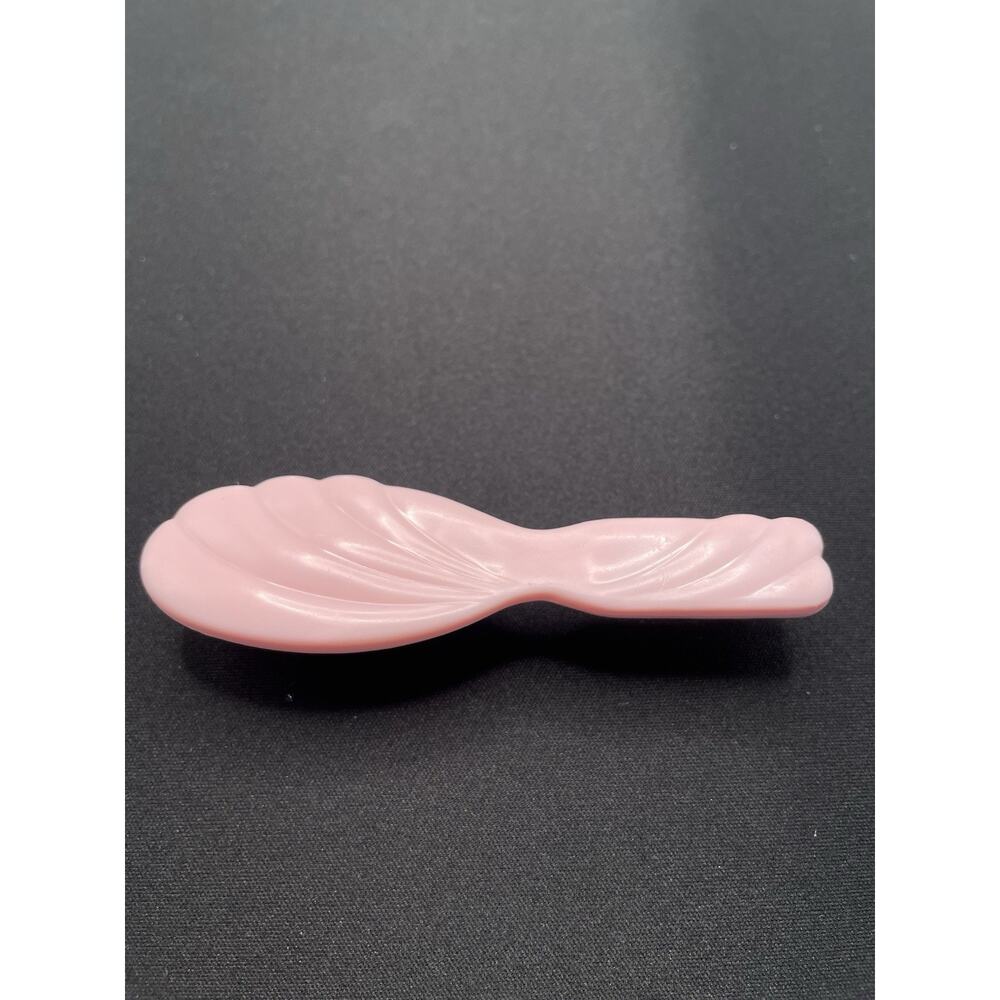 Vintage 1990s *Barbie* Classic Light Pink, Shell Plastic Hair Brush. Free Ship!